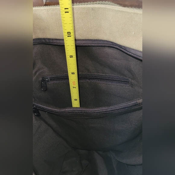 Snug Star Canvas Multi-Color Striped Cross Body Shoulder Bag/Tote - Picture 13 of 16